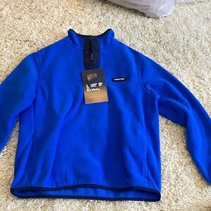Lands' End Vibrant Blue Fleece Top